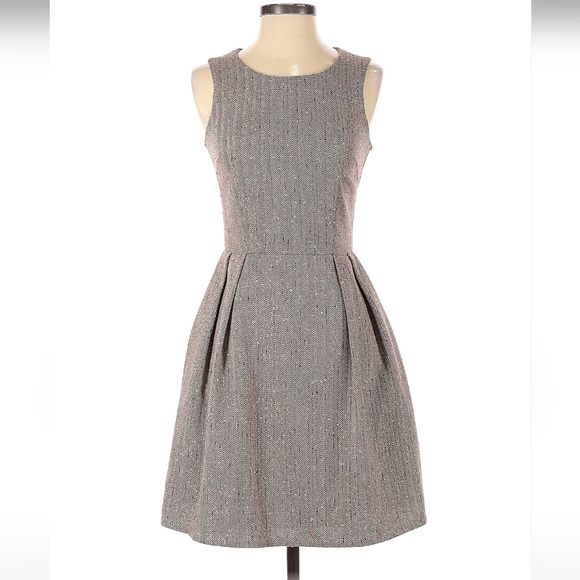 Julie Brown Fall Brown Herringbone dress - Picture 1 of 2